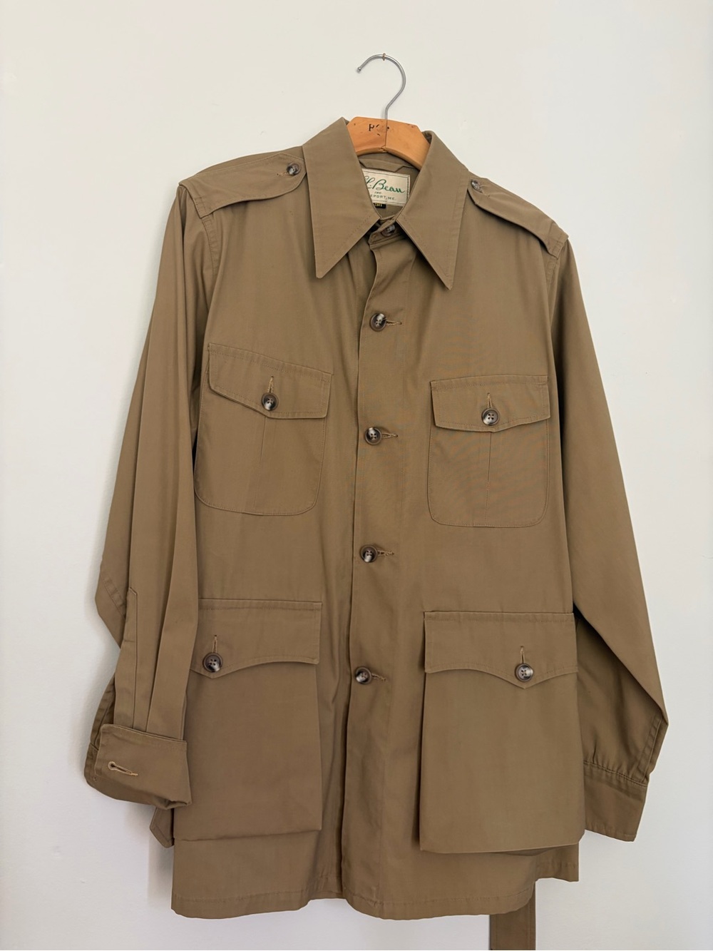 Vintage L.L. Bean Olive-Tan Fall Jacket